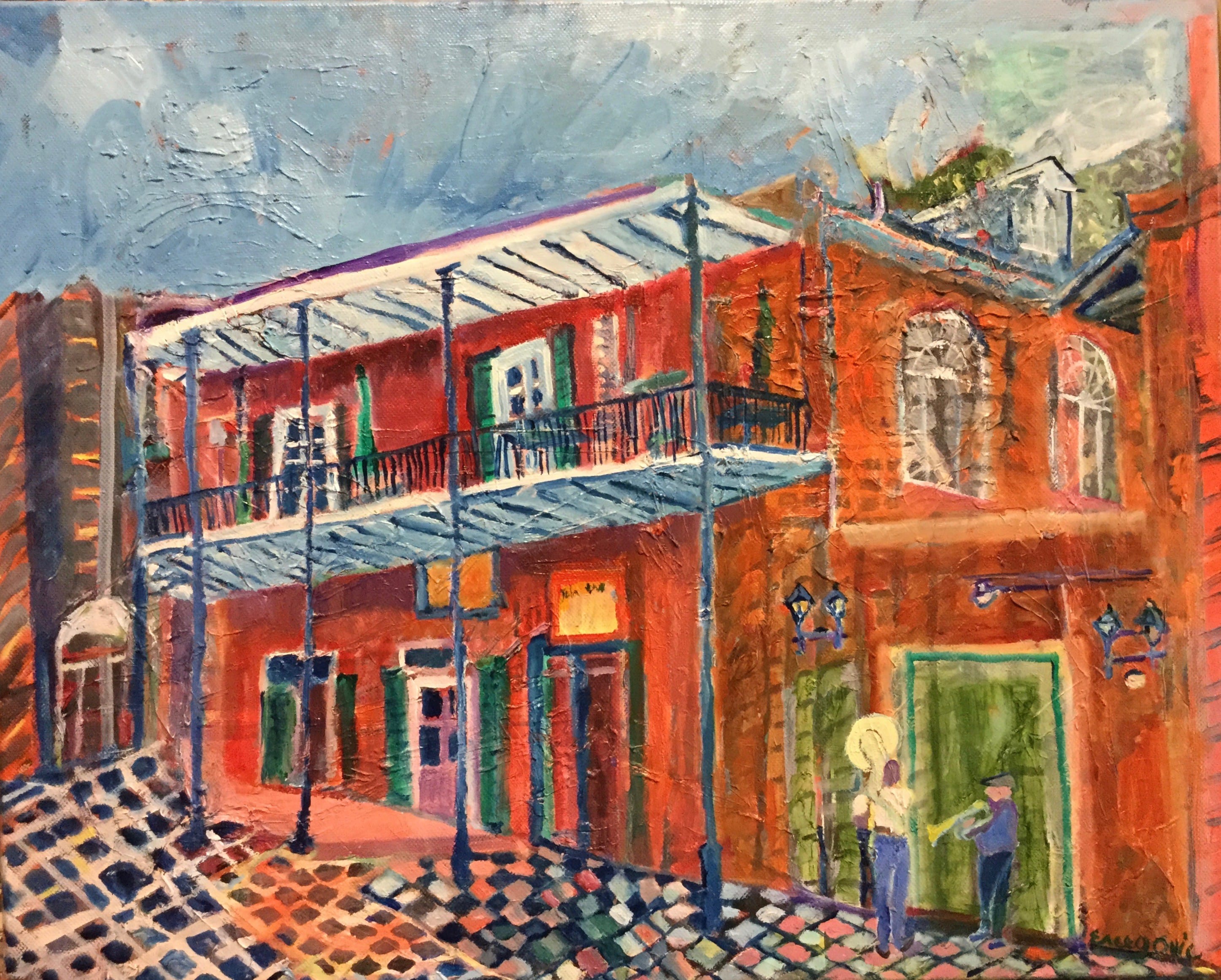 On Bourbon Street
Oil on Canvas
20 x16"