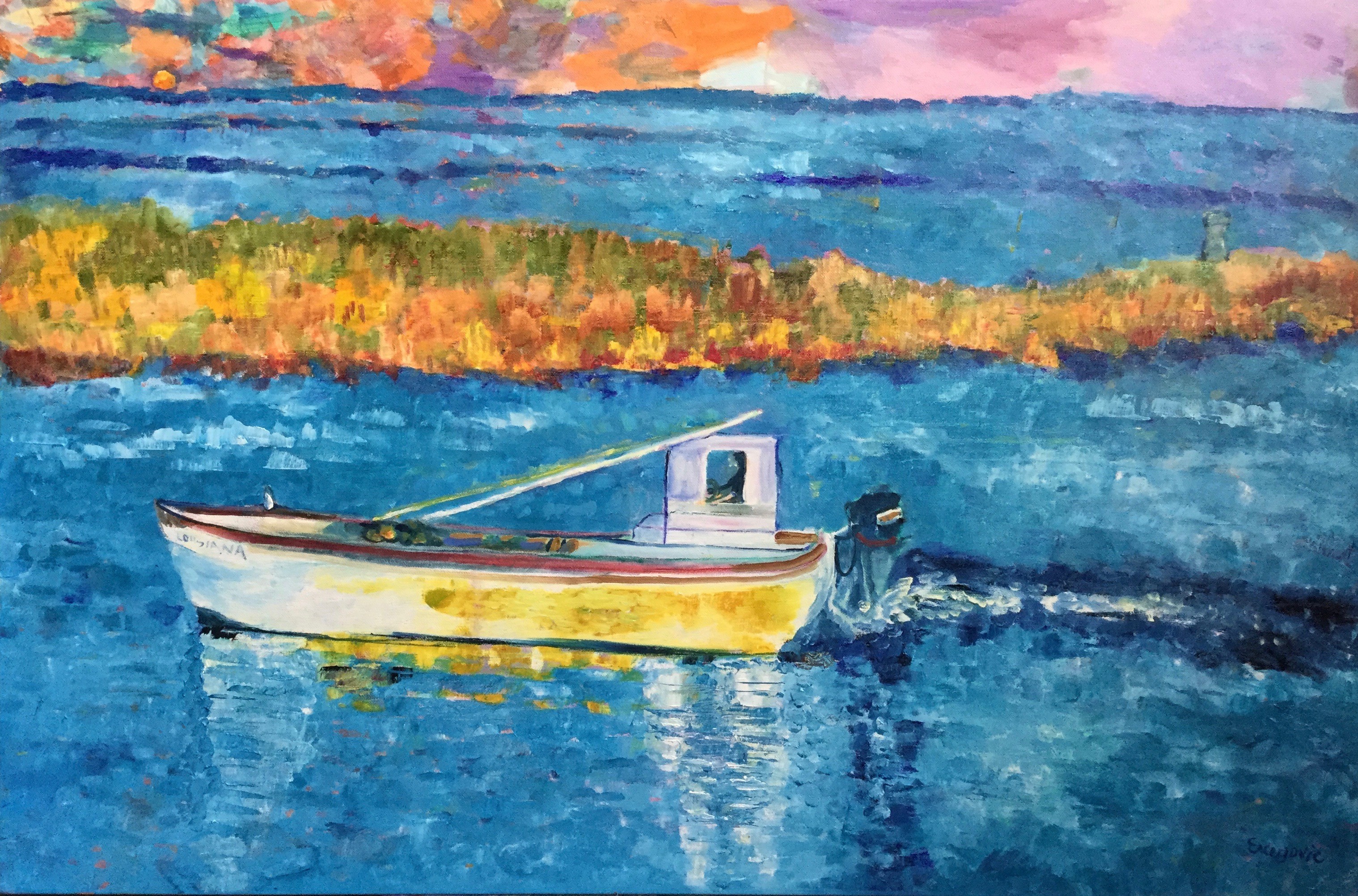 oil on canvas 36 x48"